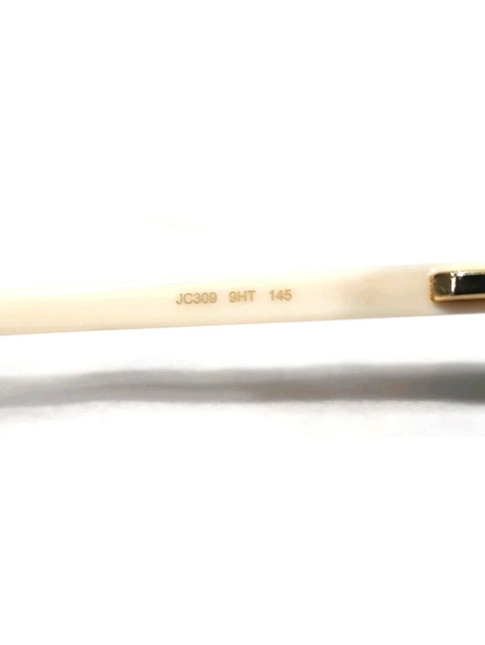 Jimmy Choo JC309 Black White Cat Eyes Eyeglasses 53-16 145 Italy